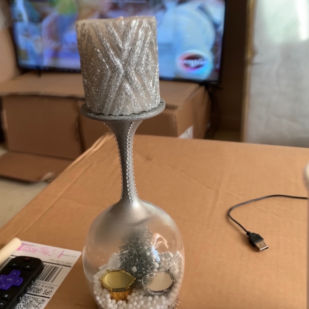 Christmas candleholder